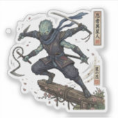 Aliens who have become ninjas have arrived sticker (Voorkant)