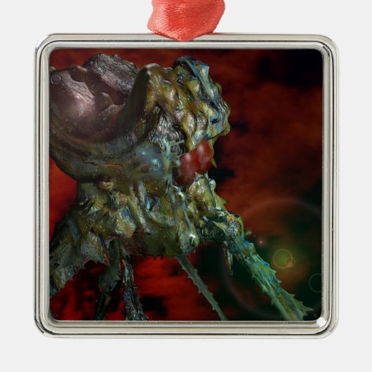 aliens, ze zijn hier metalen ornament (Voorkant)