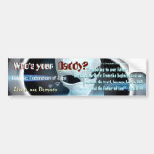 aliens zijn demonen bumpersticker (Voorkant)