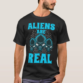 Aliens zijn echte regeringssamenzwering t-shirt
