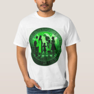 Aliens zijn er al. Ontwerp 2. T-shirt