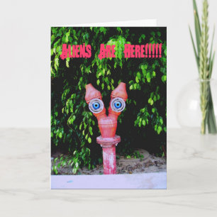 Aliens zijn hier kaart