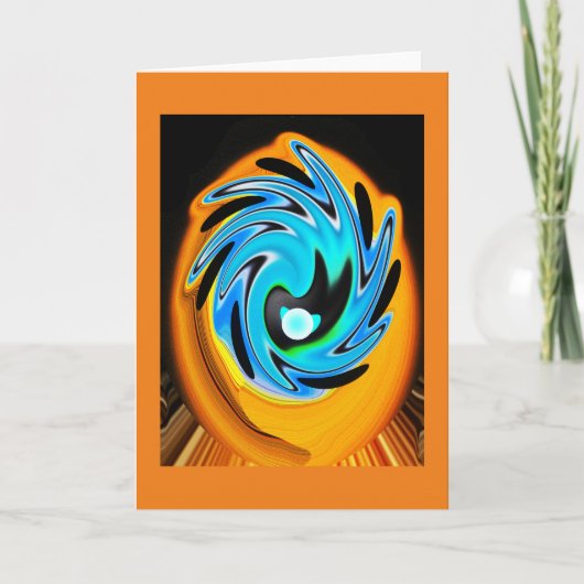 Aliensplash Feestdagen Kaart (Voorkant)