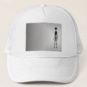 ALIENTED science fiction fantasy space walk alien Trucker Pet (Voorkant)