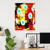 Alientime-machine Poster (Thuiskantoor)