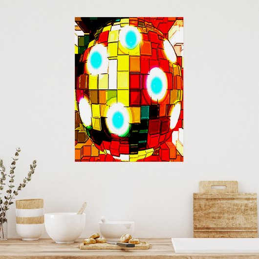 Alientime-machine Poster (Keuken)