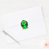 ALIENUMINATI VIERKANTE STICKER (Envelop)