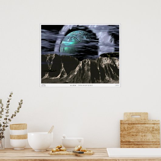 Alienvervoer Poster (Keuken)