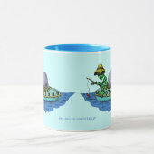 Alienvissers grappig design mok (Midden)