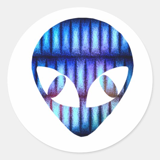 Alienware-Stickers Ronde Sticker (Voorkant)