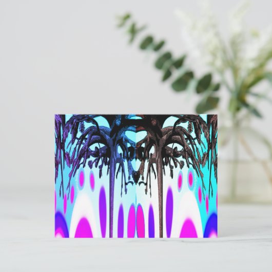 Alienwoudkunst Briefkaart (Staand voorkant)