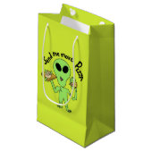 Alienzak Klein Cadeauzakje (Voorkant Gekanteld)