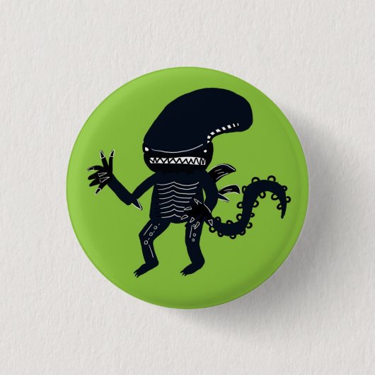 Alienzen Ronde Button 3,2 Cm (Voorkant)