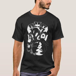 Alienzuur Vinyl Dj Tekno Vs Techno Frenchcore Rav T-shirt
