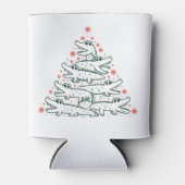 Aligator Kerstboom Grappige Krokodil Florida Blikjeskoeler (Voorkant)