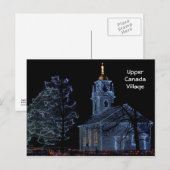 Alight at Night - Upper Canada Village Briefkaart (Voorkant / Achterkant)