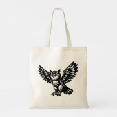 Alighting Uil Tote Bag (Achterkant)