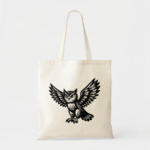Alighting Uil Tote Bag (Voorkant)