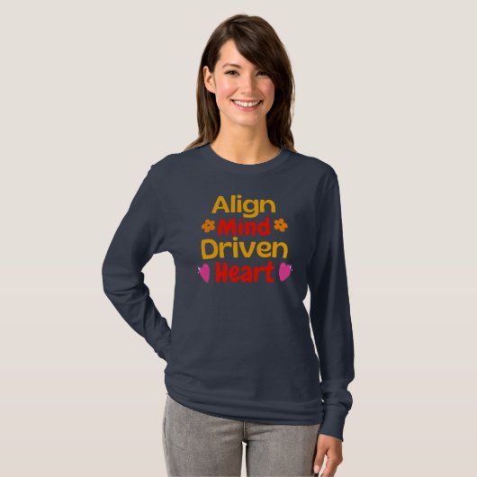 Align Mind Driven Heart T-shirt (Voorkant volledig)