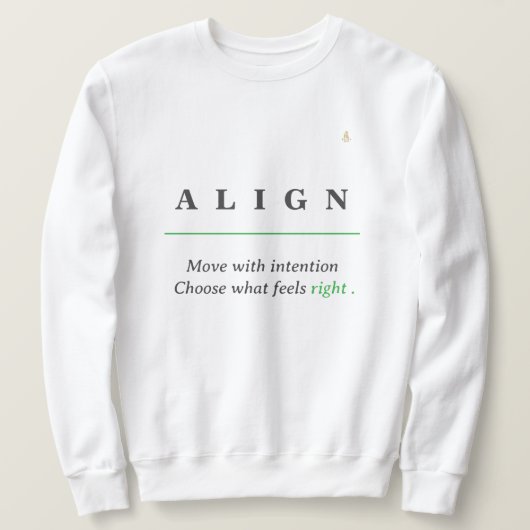 ALIGN Minimal Tee | KaliraArts Trui (Design voorkant)