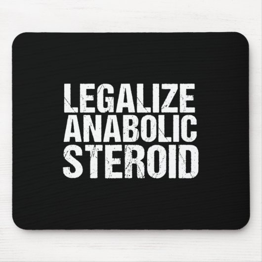 Alignate Anabole Steroïden - Gym Lichaam Bouwen Muismat (Voorkant)