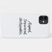 Aligned. Empowered. Unstoppable. Case-Mate iPhone Case (Achterkant (horizontaal))
