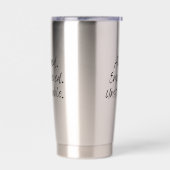 Aligned. Empowered. Unstoppable. Geïsoleerde Drinkbeker (Links)