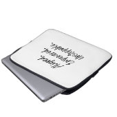 Aligned. Empowered. Unstoppable. Laptop Sleeve (Voorkant onderkant)