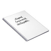 Aligned. Empowered. Unstoppable. Notitieboek (Rechterzijde)