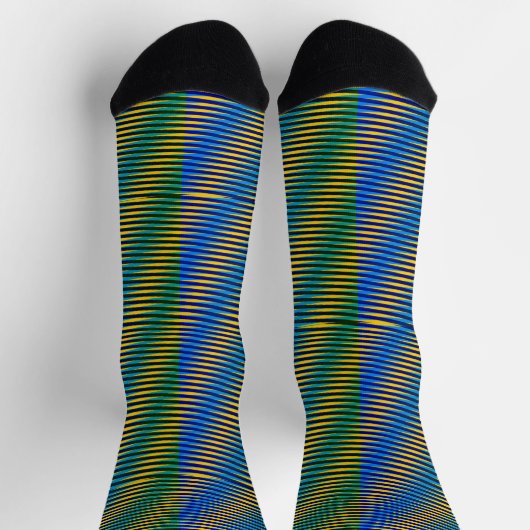 Aligned Energy | Abstract Patroon Crew Soks Sokken (Top)