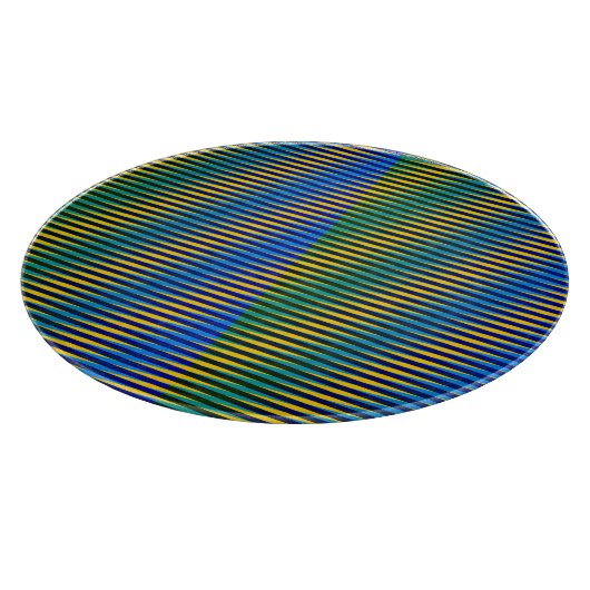 Aligned Energy | Abstracte Lijnen Sierglas Snijplank (Hoek)