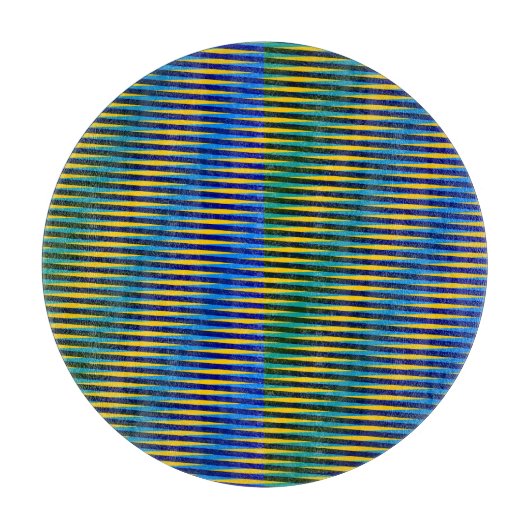 Aligned Energy | Abstracte Lijnen Sierglas Snijplank (Voorkant)
