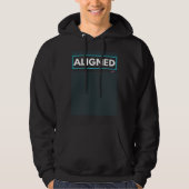 Aligned  Faith Yoga Meditation Hoodie (Voorkant)