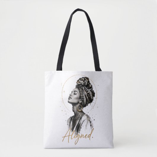 Aligned. Special Edition Katoenen Boho Tote Tas (Voorkant)
