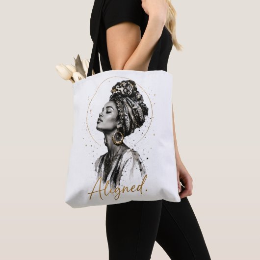 Aligned. Special Edition Katoenen Boho Tote Tas (Dichtbij)