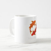 Alignment – Koi Fish Symbol of Balance, Clarity Koffiemok (Voorkant links)
