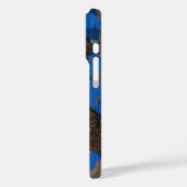 Ali'i Refuge Hawaiian Hibiscus Tiki Blue Case-Mate iPhone Case (Achterkant / Links)