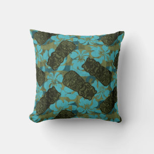 Ali'i Refuge Hawaiian Hibiscus Tiki Kussen