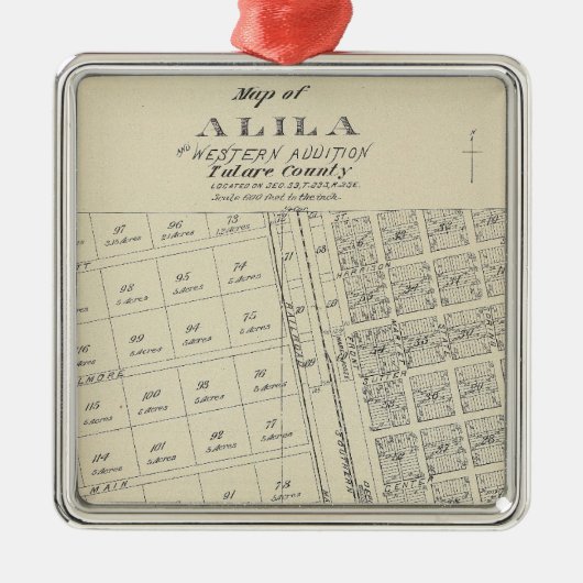 Alila Metalen Ornament (Voorkant)