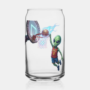 alilen basketbal blikvorm glas