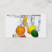 Alimentos Água Visitekaartje (Achterkant)