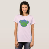 Alimon (Aliene Aap) Dames T-Shirt (Voorkant volledig)
