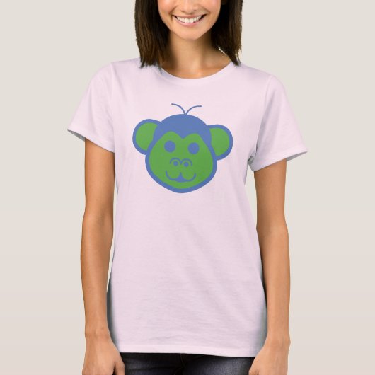 Alimon (Aliene Aap) Dames T-Shirt (Voorkant)