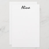 Alina Briefpapier (Voorkant / Achterkant)