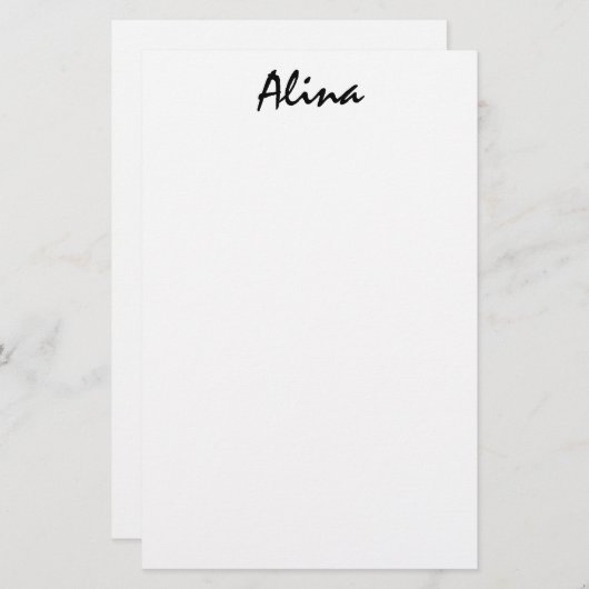 Alina Briefpapier (Voorkant / Achterkant)