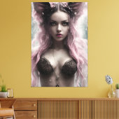 Alina de watervos 023 canvas afdruk (Insitu (Woonkamer))