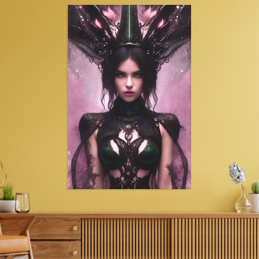 Alina de watervos 157 canvas afdruk (Insitu (Woonkamer))