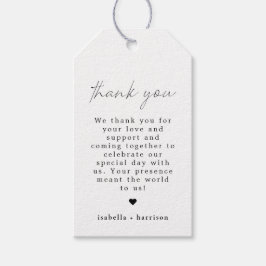 ALINA Elegant Minimalist Modern Dank u Cadeaulabel