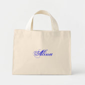 Alina in Natural Mini Tote Bag (Voorkant)