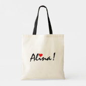 Alina IV Persoonlijke naam Tote Bag (Achterkant)